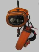 (中古電動專家)中古/二手 電動吊車/鍊條式吊車/吊車- 1T*8M -三相220V-日立-日本外匯機(J#179)