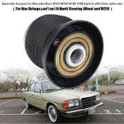 ERYUE 汽車方向盤轉接器 21mm 適用於 W123 W124 W126 190E - 高強度鋁合金直接取代售後市場